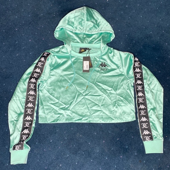 NWT Kappa x Juicy Couture Eres Satin Hoodie - Picture 5 of 6